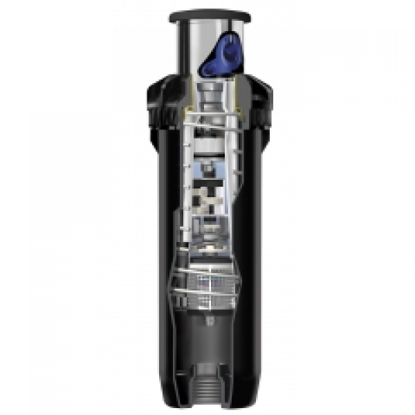 Versenkregner 1" - Typenreihe FALCON® 6504: - Teilkreisregner SS mit Standrohr aus Edelstahl 1“ BSP
